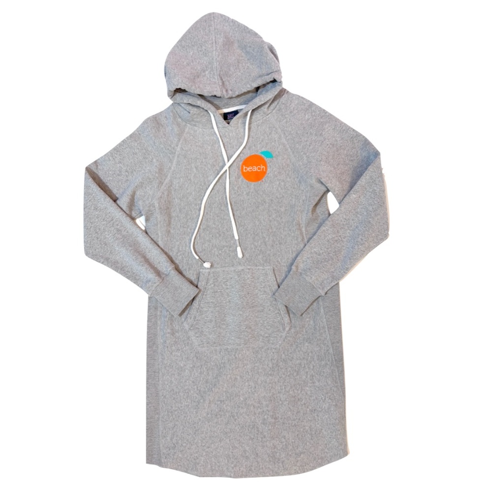 Orange Beach Alabama Gray Hoodie Sweatshirt Dress Size XL